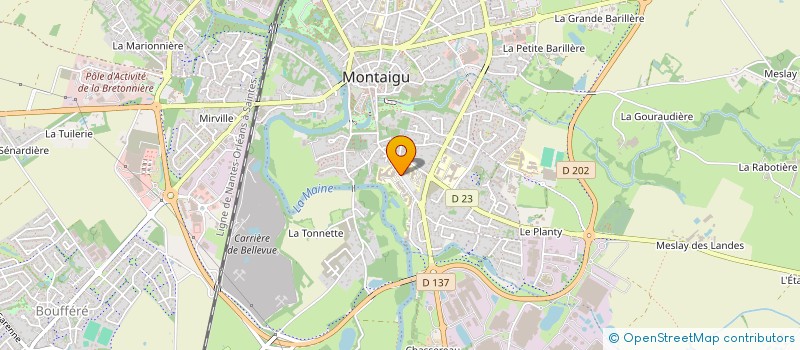 localisation de l'entreprise MADAME LEONIE ALLAMANNO à MONTAIGU-VENDEE