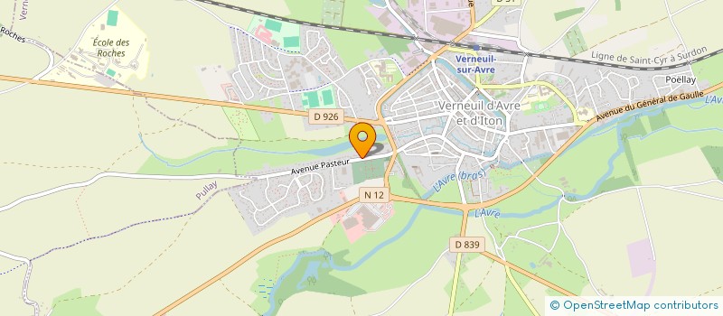 localisation de l'entreprise MADAME LEONIE AUMAITRE  VERNEUIL D'AVRE ET D'ITON