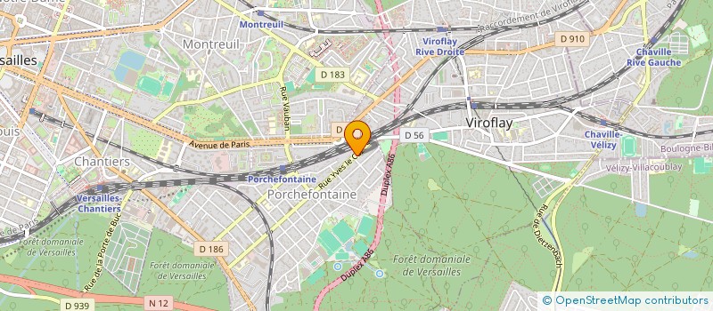 localisation de l'entreprise MADAME LEONIE BEDJIE à VERSAILLES