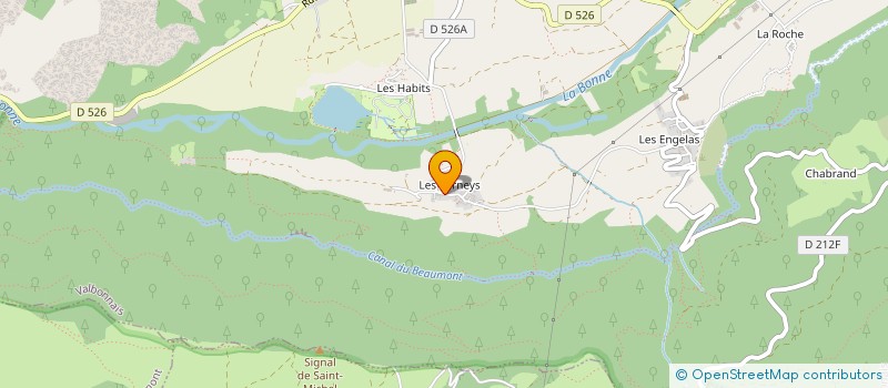 localisation de l'entreprise MADAME LEONIE BERTE-LANGEREAU  VALBONNAIS