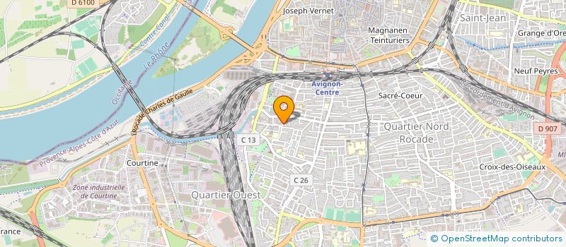 localisation de l'entreprise MADAME LEONIE BLANC  AVIGNON