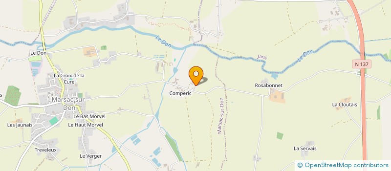 localisation de l'entreprise MADAME LEONIE BLANCHARD--JOUNINET  MARSAC-SUR-DON