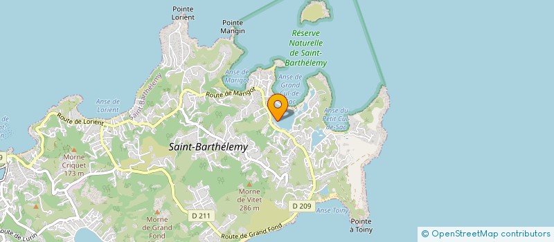 localisation de l'entreprise MADAME LEONIE BLOT  SAINT-BARTHELEMY