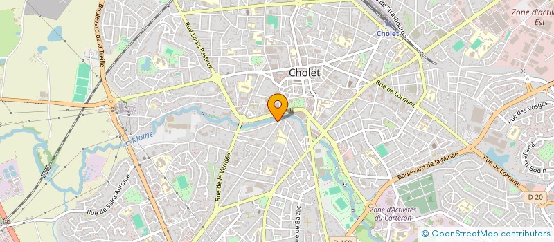 localisation de l'entreprise MADAME LEONIE BOISSINOT à CHOLET