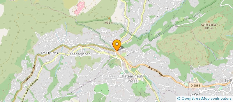 localisation de l'entreprise MADAME LEONIE CAHEN BOULAIN  CHATEAUNEUF-GRASSE