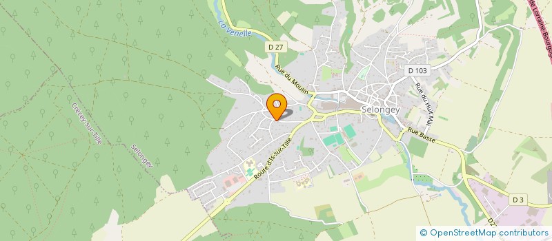 localisation de l'entreprise MADAME LEONIE CIROUX  SELONGEY