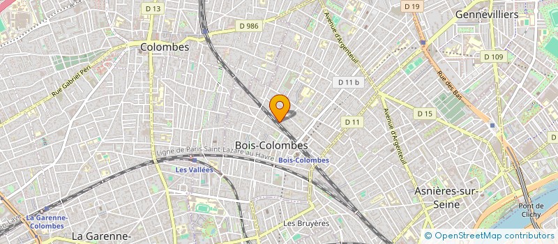 localisation de l'entreprise MADAME LEONIE DAHAN à BOIS-COLOMBES