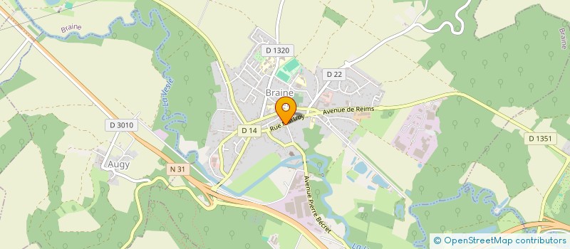 localisation de l'entreprise MADAME LEONIE DOUCET  BRAINE