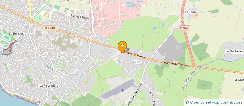 localisation de l'entreprise MADAME LEONIE ECHASSERIAU à LES SABLES D'OLONNE