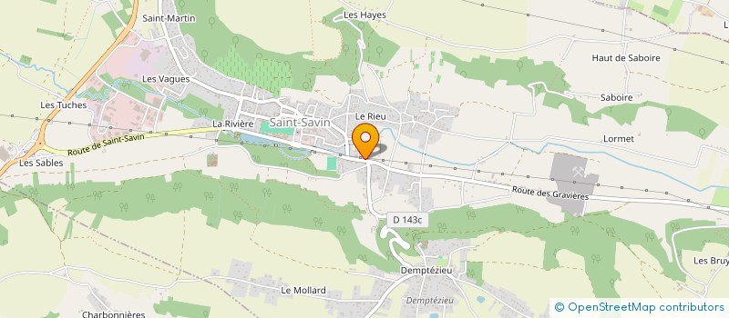 localisation de l'entreprise MADAME LEONIE FAUBERT  SAINT-SAVIN