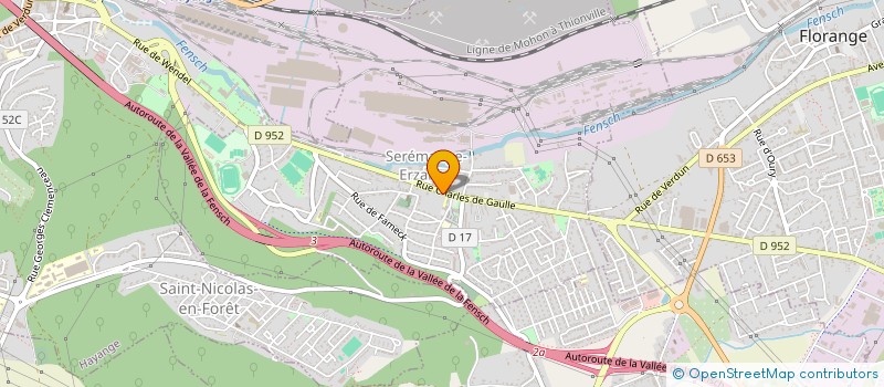 localisation de l'entreprise MADAME LEONIE FRANCK à SEREMANGE-ERZANGE