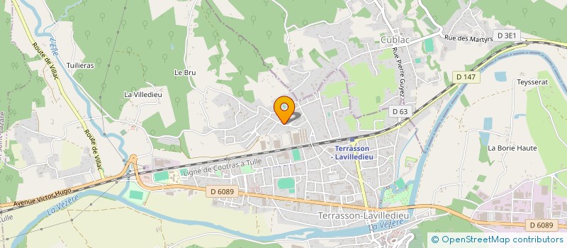 localisation de l'entreprise MADAME LEONIE FREMONT  TERRASSON LAVILLEDIEU