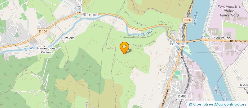 localisation de l'entreprise MADAME LEONIE GAUDEZ  LE POUZIN