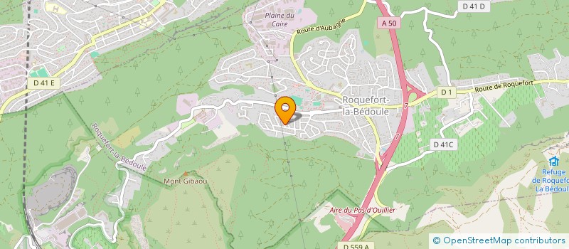 localisation de l'entreprise MADAME LEONIE GIACALONE  ROQUEFORT-LA-BEDOULE