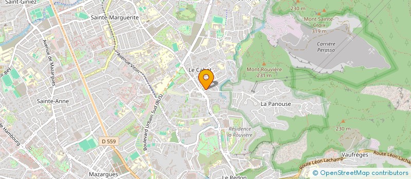 localisation de l'entreprise MADAME LEONIE GRANDGUILLOTTE  MARSEILLE
