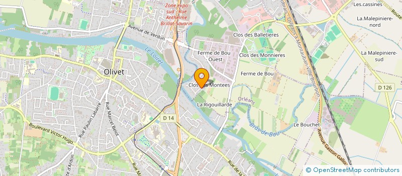 localisation de l'entreprise MADAME LEONIE GRESSER  ORLEANS