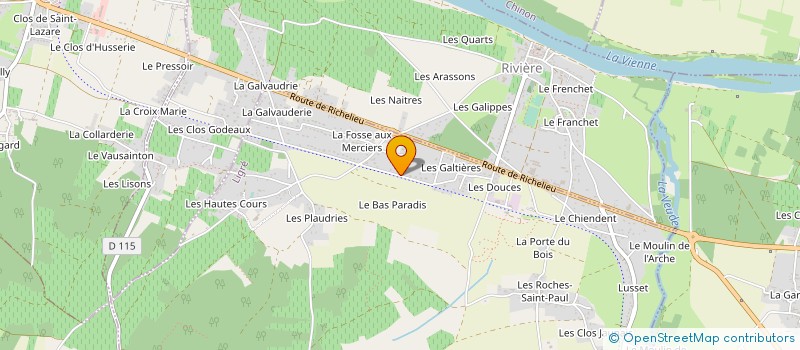 localisation de l'entreprise MADAME LEONIE GUERTIN  LIGRE