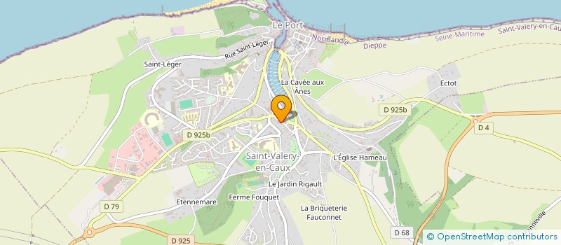 localisation de l'entreprise MADAME LEONIE HERVIEUX  SAINT-VALERY-EN-CAUX