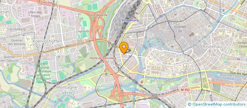 localisation de l'entreprise MADAME LEONIE KOELSCH à STRASBOURG