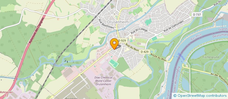 localisation de l'entreprise MADAME LEONIE LASSARAT  DRUSENHEIM