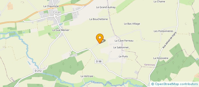 localisation de l'entreprise MADAME LEONIE LE CREFF  CIRAN