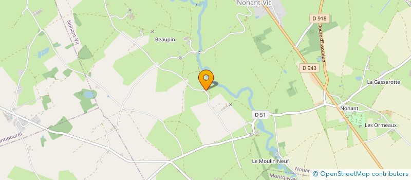 localisation de l'entreprise MADAME LEONIE LEFEVRE à NOHANT-VIC