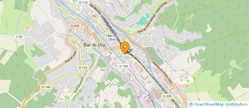 localisation de l'entreprise MADAME LEONIE LEPRUN à BAR-LE-DUC