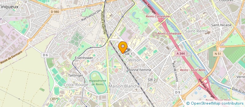localisation de l'entreprise MADAME LEONIE LOLL  REIMS