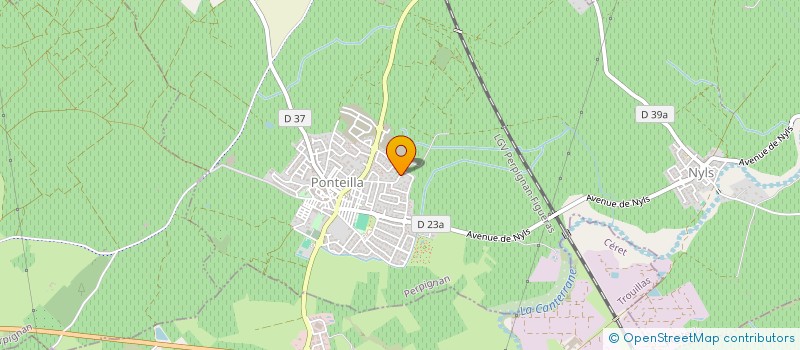 localisation de l'entreprise MADAME LEONIE MALFILATRE  PERPIGNAN