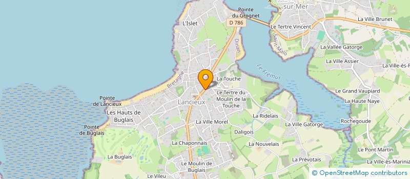 localisation de l'entreprise MADAME LEONIE MARION  LANCIEUX