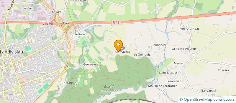 localisation de l'entreprise MADAME LEONIE MARTIN  LANNEUFFRET