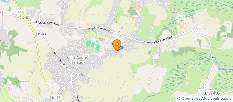 localisation de l'entreprise MADAME LEONIE MILLOUR  SAINT-ANDRE-DES-EAUX