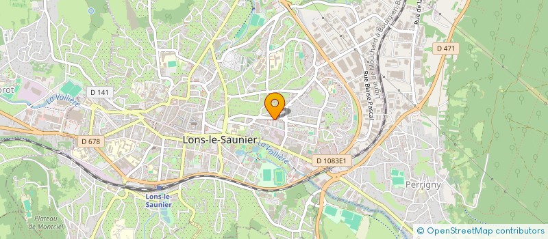 localisation de l'entreprise MADAME LEONIE MONARD à LONS-LE-SAUNIER