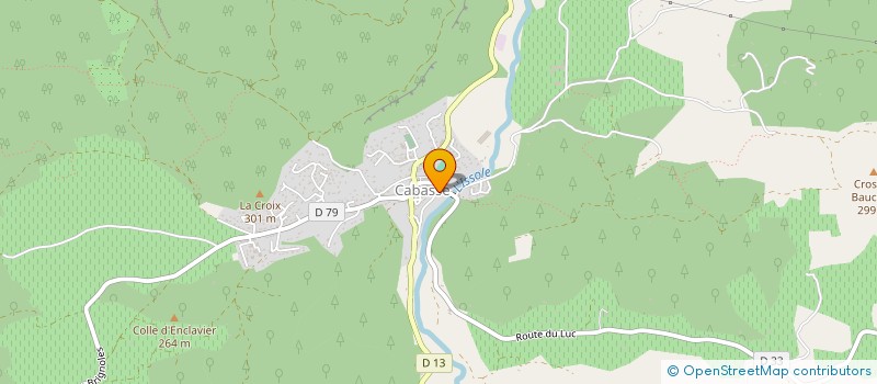 localisation de l'entreprise MADAME LEONIE NIVIERE à CABASSE
