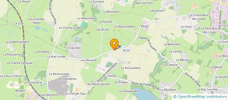 localisation de l'entreprise MADAME LEONIE NOBLET à COUERON