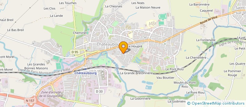 localisation de l'entreprise MADAME LEONIE PINTO à CHATEAUBOURG