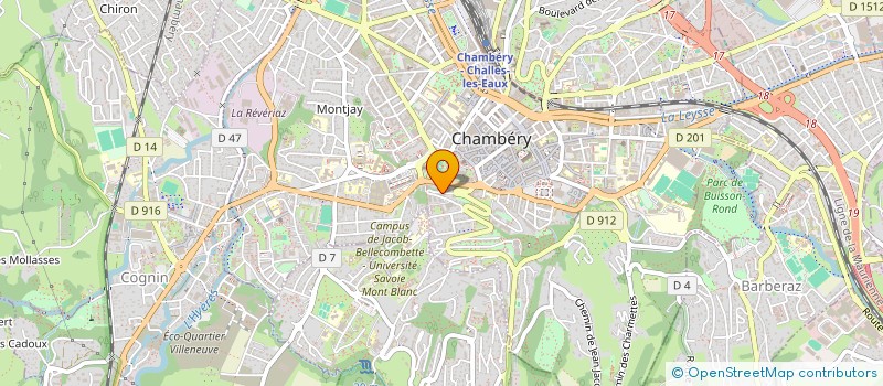 localisation de l'entreprise MADAME LEONIE PIUCCO  CHAMBERY