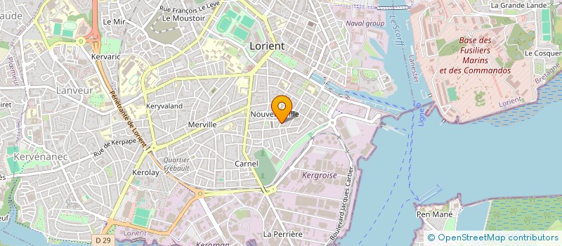 localisation de l'entreprise MADAME LEONIE PONDEVIE à LORIENT