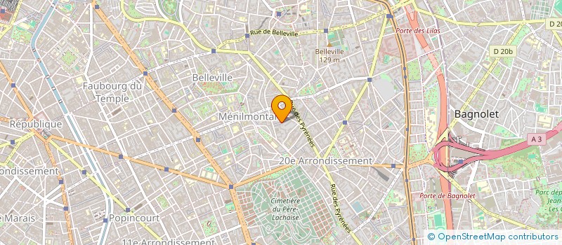 localisation de l'entreprise MADAME LEONIE RACY  PARIS