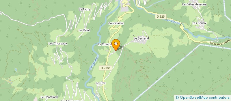 localisation de l'entreprise MADAME LEONIE ROCHAIX  BEAUFORT