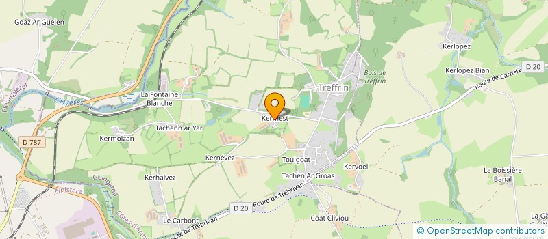 localisation de l'entreprise MADAME LEONIE RUMEN à TREFFRIN