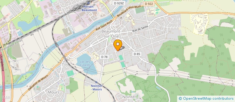 localisation de l'entreprise MADAME LEONIE SAMAT à BEAUMONT-SUR-OISE