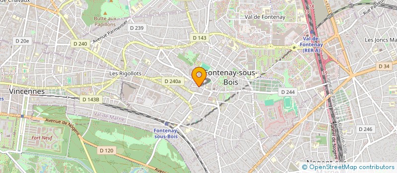 localisation de l'entreprise MADAME LEONIE SENCE  FONTENAY-SOUS-BOIS