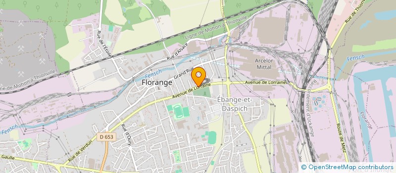 localisation de l'entreprise MADAME LEONIE VASSEUR  FLORANGE