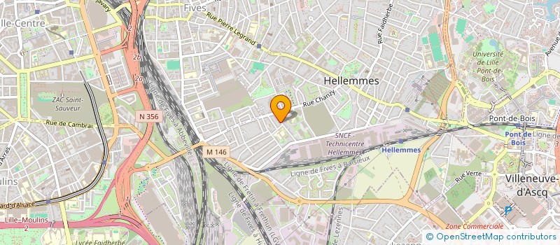 localisation de l'entreprise MADAME LEONIE YOUNG à LILLE