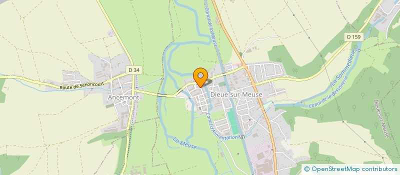 localisation de l'entreprise MADAME LEONIE ZUNINO  DIEUE-SUR-MEUSE