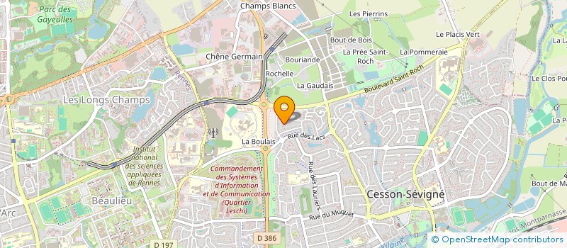 localisation de l'entreprise MADAME LEONNE CHARNOT à CESSON-SEVIGNE