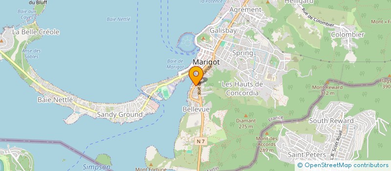 localisation de l'entreprise MADAME LEONNE MUSSINGTON  SAINT MARTIN