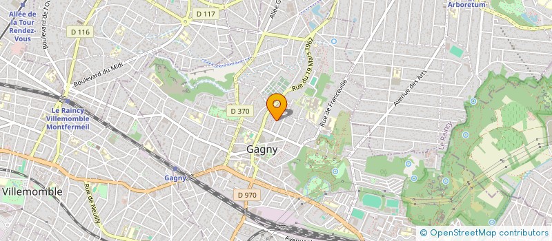 localisation de l'entreprise MADAME LEONOR ALMEIDA ABRANTES  GAGNY