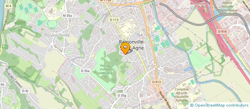 localisation de l'entreprise MADAME LEONOR CHERMAIN-ROULLAND à RAMONVILLE-SAINT-AGNE